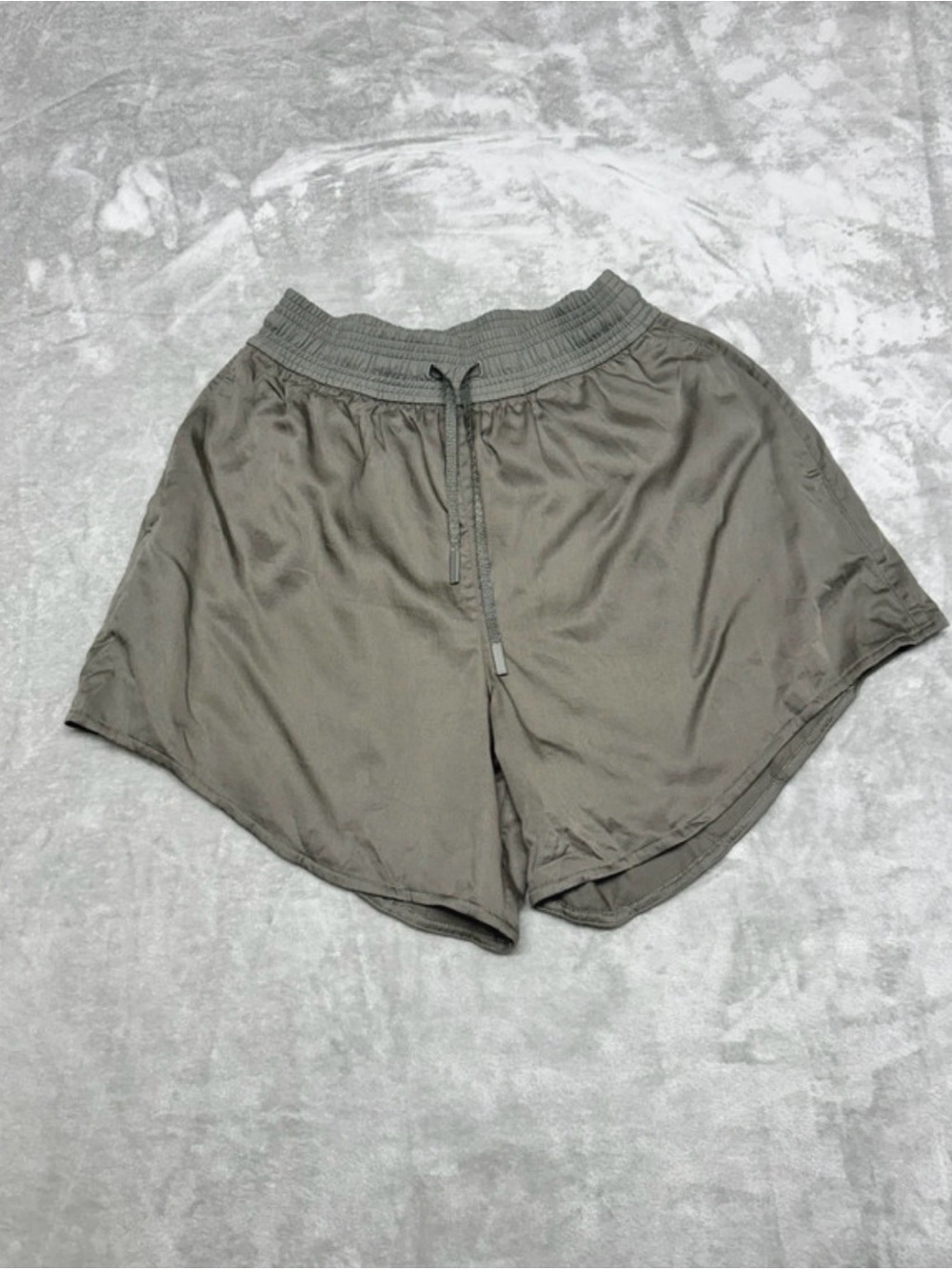lululemon athletica Olive Green Drawcord Athletic Shorts